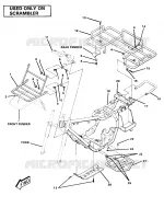 FRAME ASSEMBLY WITH RACKS-SCRAMBLER (4910981098006A)