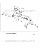 FRONT BRAKE BRAKE LEVER AND MASTER CYLINDER