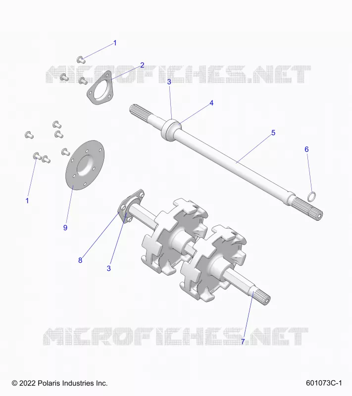 DRIVE TRAIN, JACKSHAFT AND DRIVE SHAFT