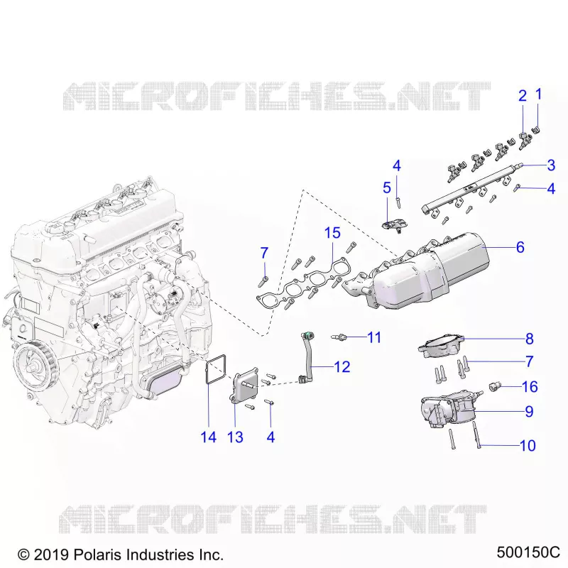 INTAKE MANIFOLD AND FUEL RAIL