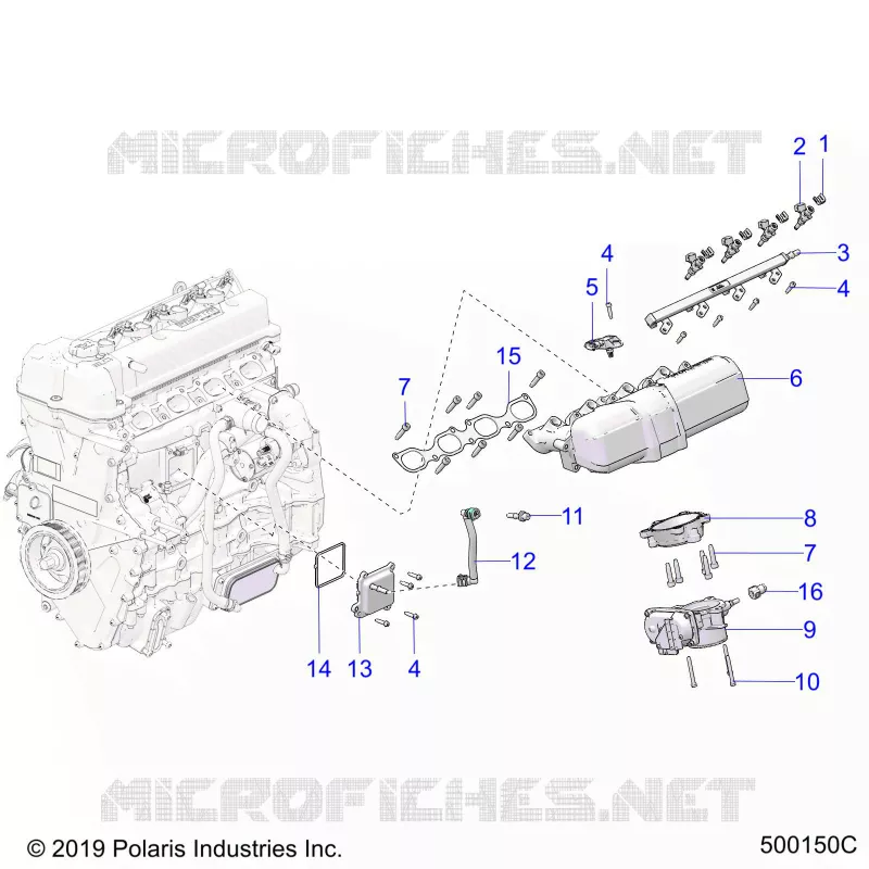 INTAKE MANIFOLD AND FUEL RAIL