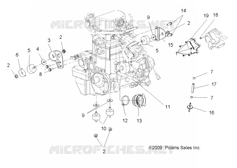 ENGINE, MOUNTING