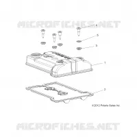 ENGINE, VALVE COVER