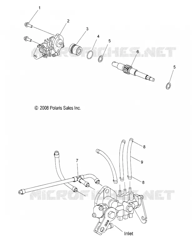 OIL PUMP AND LINES