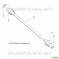 DRIVE TRAIN, REAR PROP SHAFT