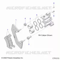 FRONT BRAKE CALIPER