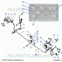 ELECTRICAL, WIRE HARNESS, CHASSIS