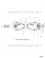 DRIVE TRAIN, REAR DRIVE SHAFT