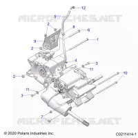 DRIVE TRAIN, MAIN GEARCASE MOUNTING