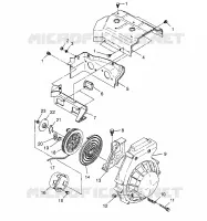 BLOWER HOUSING   RECOIL LITE 0983433 AND LITE DELUXE 0983431 (4941864186C006)