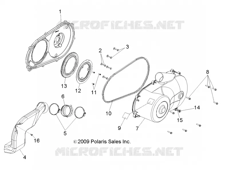 DRIVE TRAIN, CLUTCH COVER