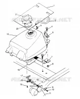 FUEL TANK ASSEMBLY 2X4 400L W947540 (4926752675A011)