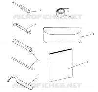TOOL KIT    XLT TOURING 0952857 AND  EUROPEAN XLT TOURING E952857 (4929172917B011)