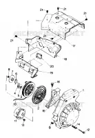 BLOWER HOUSING AND RECOIL STARTER SPORT (4912701270043A)