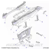 REAR BODYWORK BUMPER