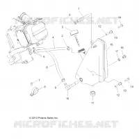 ENGINE, OIL SYSTEM AND OIL TANK