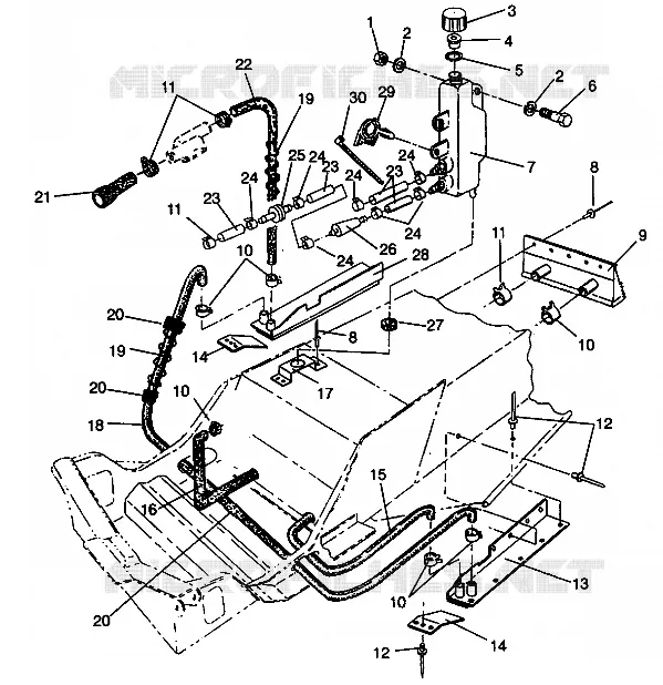 COOLING SYSTEM 600 XCR 0941667 (4927092709014A)