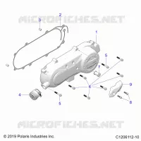 DRIVE TRAIN, CLUTCH COVER AND DUCTING