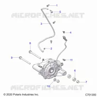 DRIVE TRAIN, FRONT GEARCASE MOUNTING