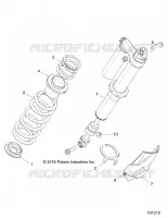 REAR SUSPENSION SHOCK MOUNTING