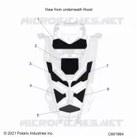HOOD FOAM/SEAL