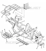 FRAME ASSEMBLY WITH RACKS (4914781478003A)