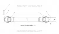 DRIVE TRAIN, FRONT PROP SHAFT