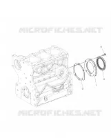 ENGINE, CRANKSHAFT OIL SEAL FLANGE