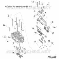 CYLINDER HEAD AND VALVES