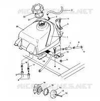 FUEL TANK ASSEMBLY XPLORER 4X4 W959140 (4930223022A014)