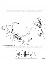 ENGINE, WATERPUMP AND BYPASS