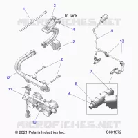 FUEL SYSTEM, RAIL, LINES AND THROTTLE BODY
