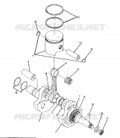 CRANKSHAFT AND PISTON ASSEMBLY (4916361636037A)