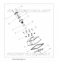 ENGINE, VALVE COVER