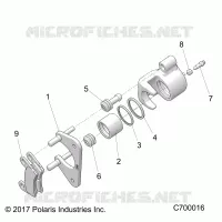 BRAKES, REAR CALIPER