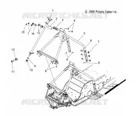 STEERING POST  AND STEERING HOOP MOUNTING