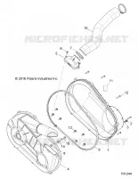 DRIVE TRAIN, CLUTCH COVER AND DUCTING