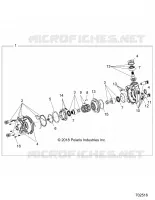 DRIVE TRAIN, FRONT GEARCASE (FROM 1/1/19)