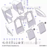 REAR BODYWORK STORAGE COMPARTMENTS