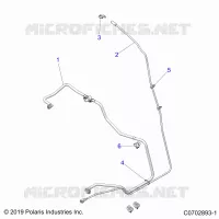 BODY, FUEL LINES, STD.
