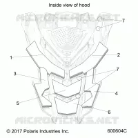 HOOD FOAM/FIBER