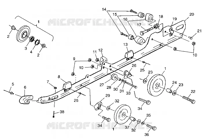 RAIL MOUNTING (SUSPENSION)