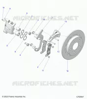 BRAKES, REAR CALIPER