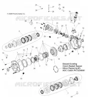 DRIVE TRAIN, FRONT GEARCASE AND MOUNTING