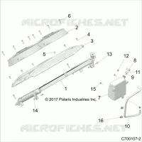 COOLING RADIATOR MOUNTING