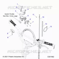 ENGINE, THROTTLE CONTROL ASM.