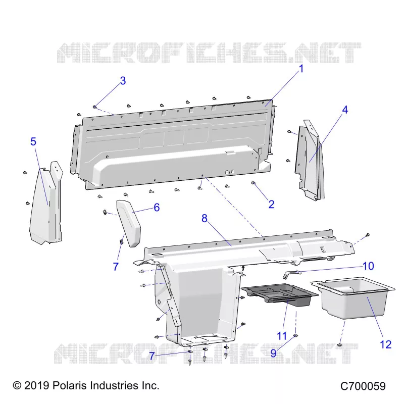 REAR CLOSEOFF AND FENDERS
