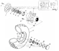 FRONT WHEEL ASSEMBLY SWEDISH 4X4 400L S948140 (4926912691B006)
