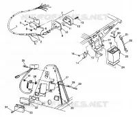ELECTRICAL/TAILLIGHT ASSEMBLY 6X6 250 W938727 (4924092409041A)