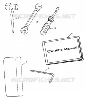 TOOL KIT    SL 700 B974071, INTL. SL 700 I974071, SL 700 DELUXE B974072 AND IN (4940874087C002)